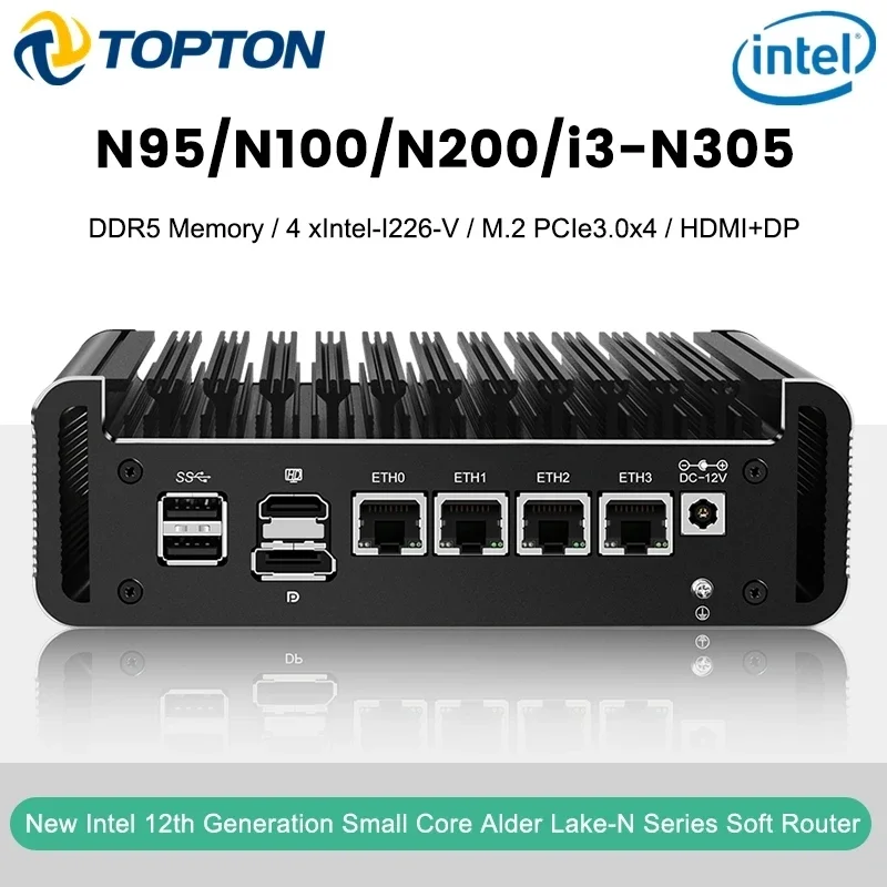 12th Gen Firewall Mini PC Alde - đánh giá và giá Ddr5 4800Mhz