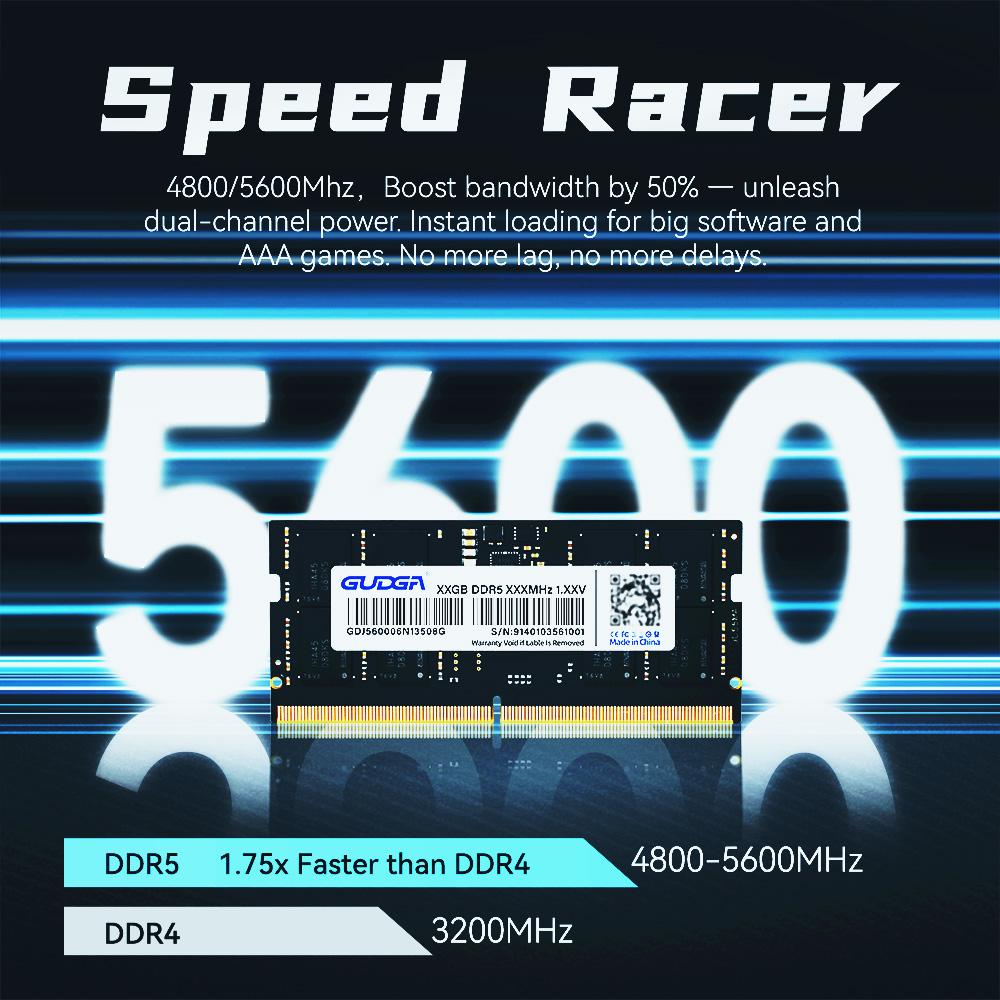 GUDGA DDR5 RAM 8GB 16GB 32GB D - đánh giá và giá Ddr5 8Gb