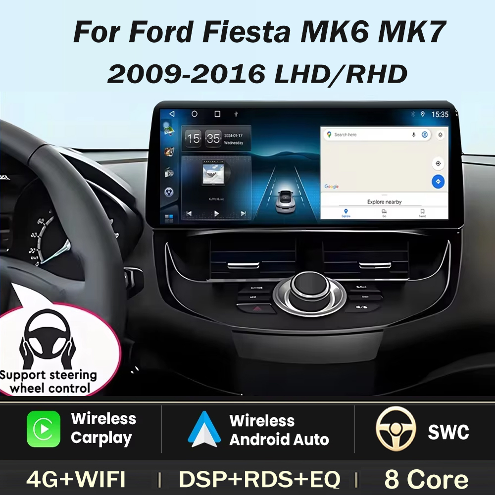 12.3 inch For Ford Fiesta MK6  - đánh giá và giá Ddr5 8Gb
