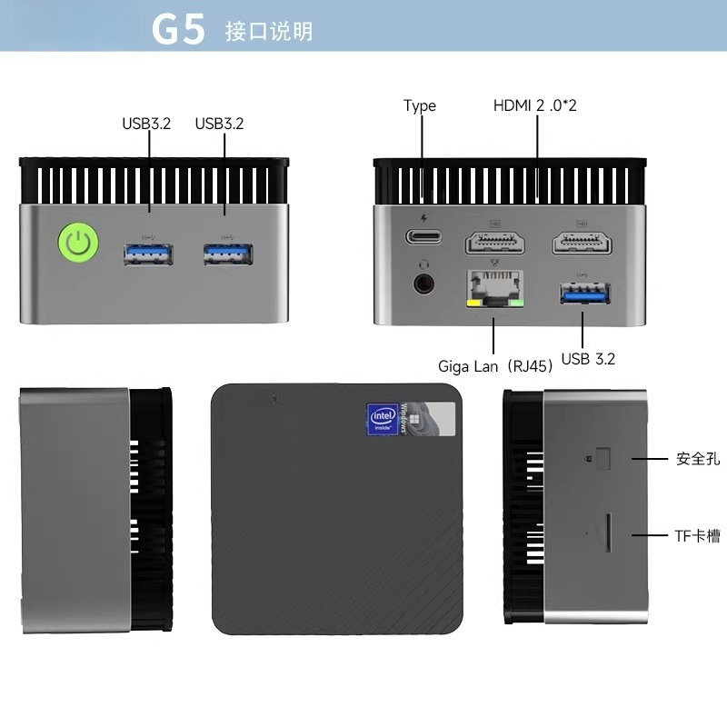 G5 Alder Lake N97 MINI PC Wind - đánh giá và giá Ddr5 4800Mhz