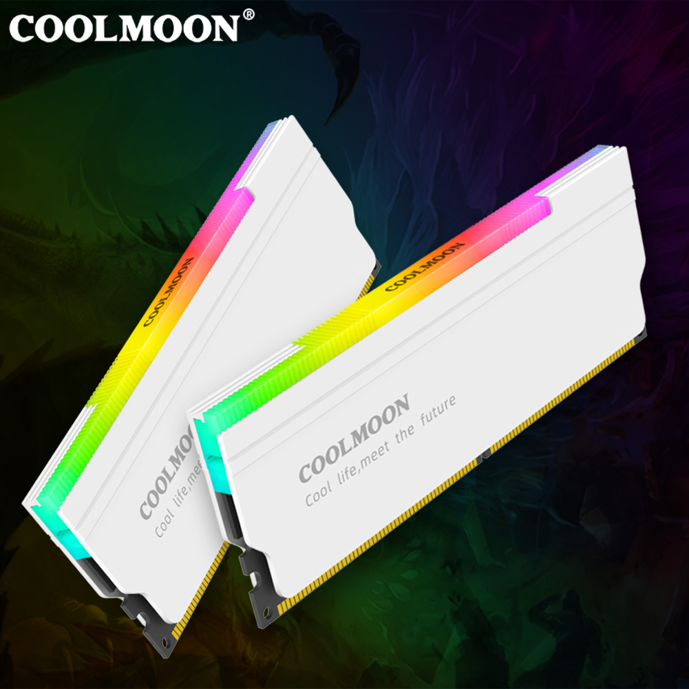 COOLMOON 5V-3PIN ARGB RAM Heat - đánh giá và giá Ddr5 Ram