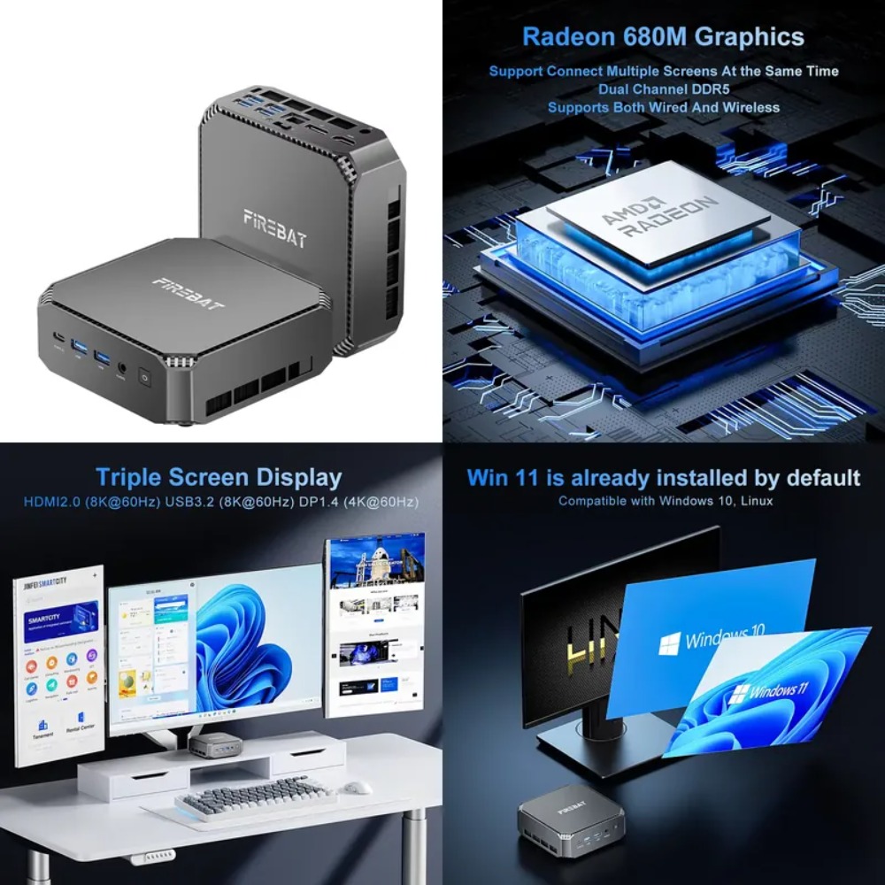A6 Mini Computer Ryzen 7 7735H - đánh giá và giá Ddr5 Memory