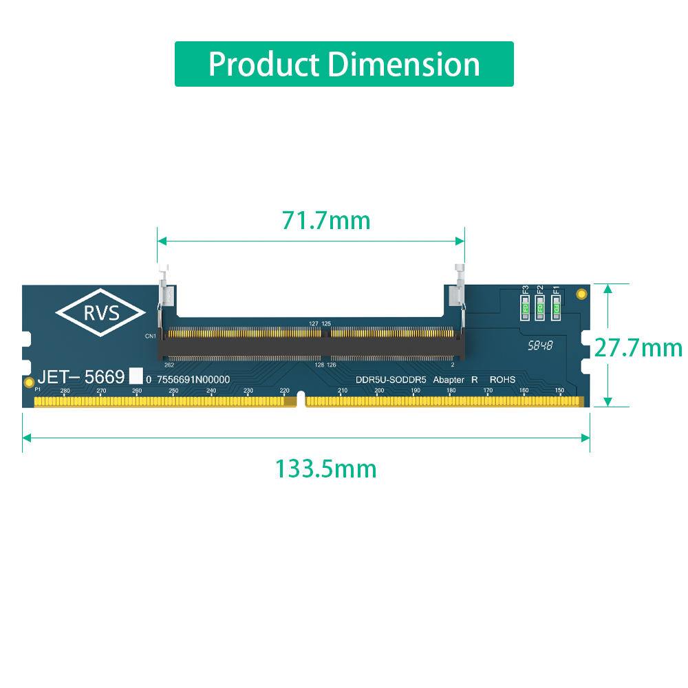 2PCS Laptop DDR5 RAM to SO DDR - đánh giá và giá Ddr5 Sodimm
