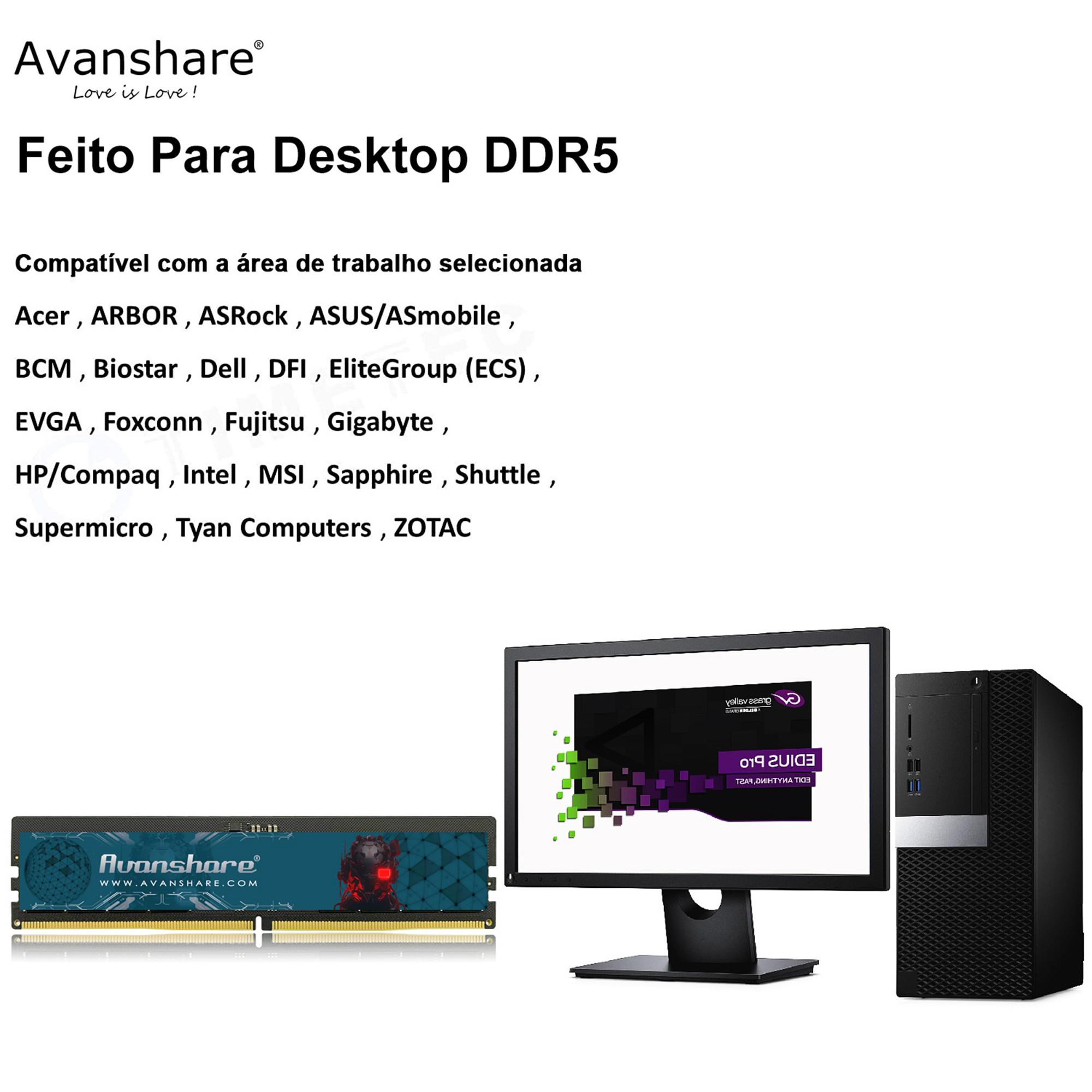 Avanshare Ram Memoria DDR5 DDR - đánh giá và giá Ddr5 4800Mhz