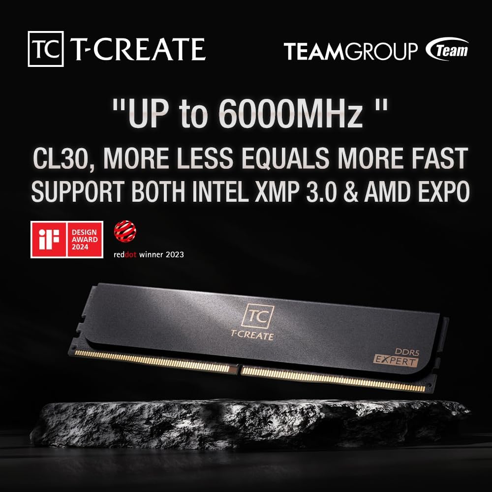 TEAMGROUP T-Create Expert CL30 - đánh giá và giá Ddr5 Ram