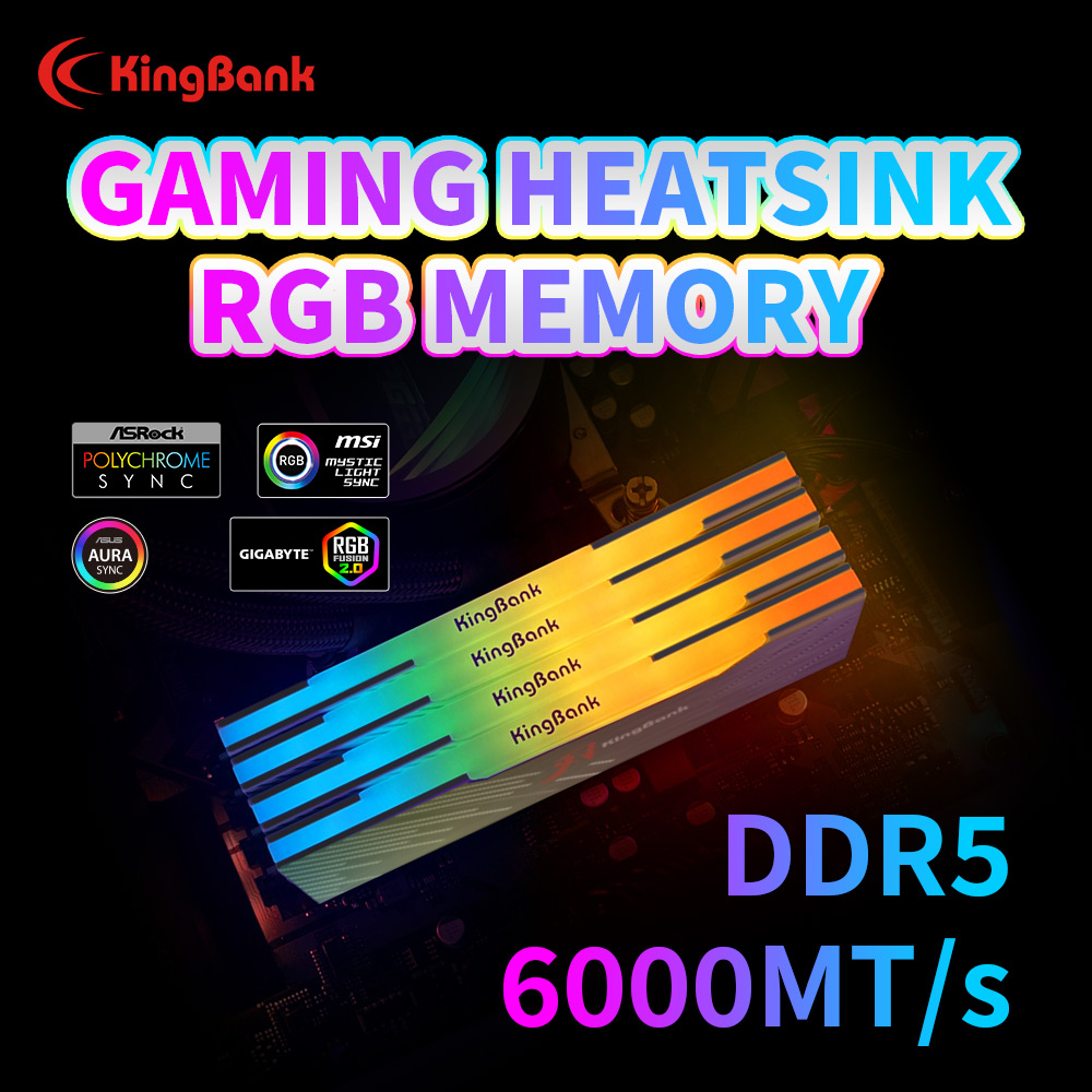 KingBank KRRB DDR5 RGB 16GB /1 - đánh giá và giá Ddr5 4800Mhz