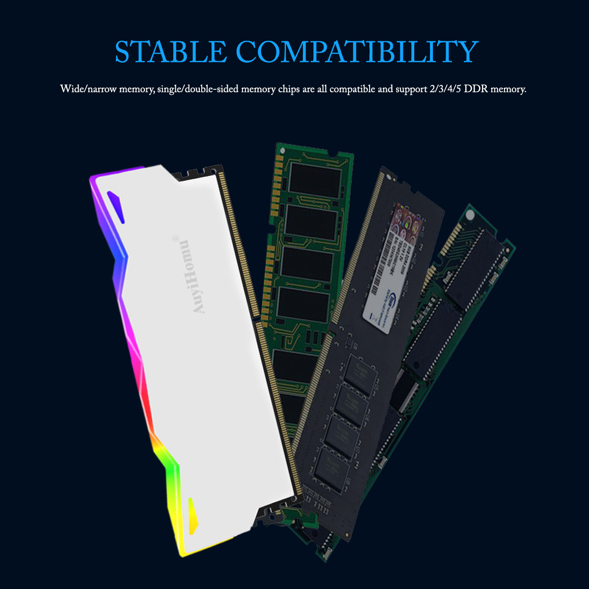 AuyiHomu RGB Heatsink, 5V 3Pin - đánh giá và giá Ddr5 Ram